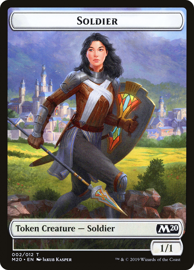 Image of Soldier // Dinosaur Double-Sided Token [Game Night 2019 Tokens]
