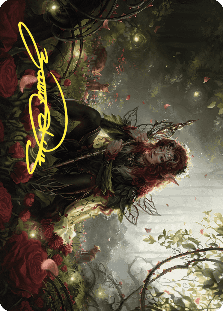 Image of Yenna, Redtooth Regent Art Card (Gold-Stamped Signature) [Wilds of Eldraine Art Series]