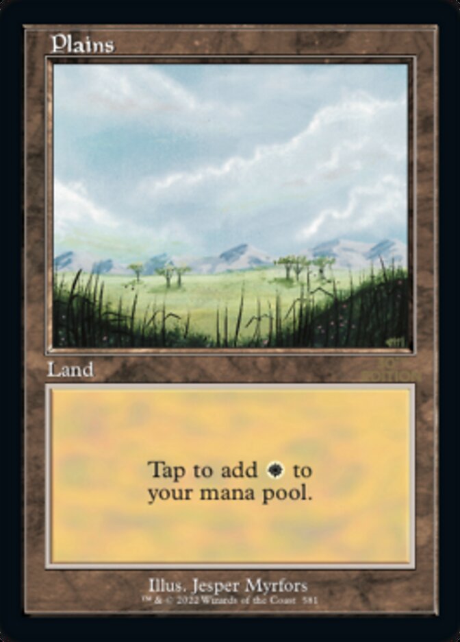 Image of Plains (Retro) (581) [30th Anniversary Edition]