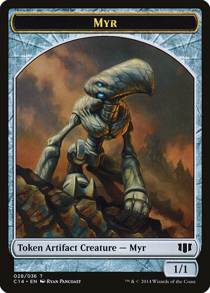Image of Myr // Pentavite Double-Sided Token [Commander 2014 Tokens]