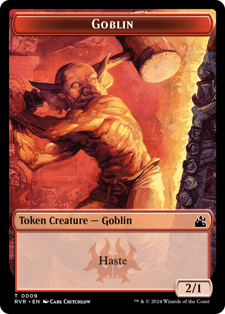 Image of Goblin Token (0009) [Ravnica Remastered Tokens]