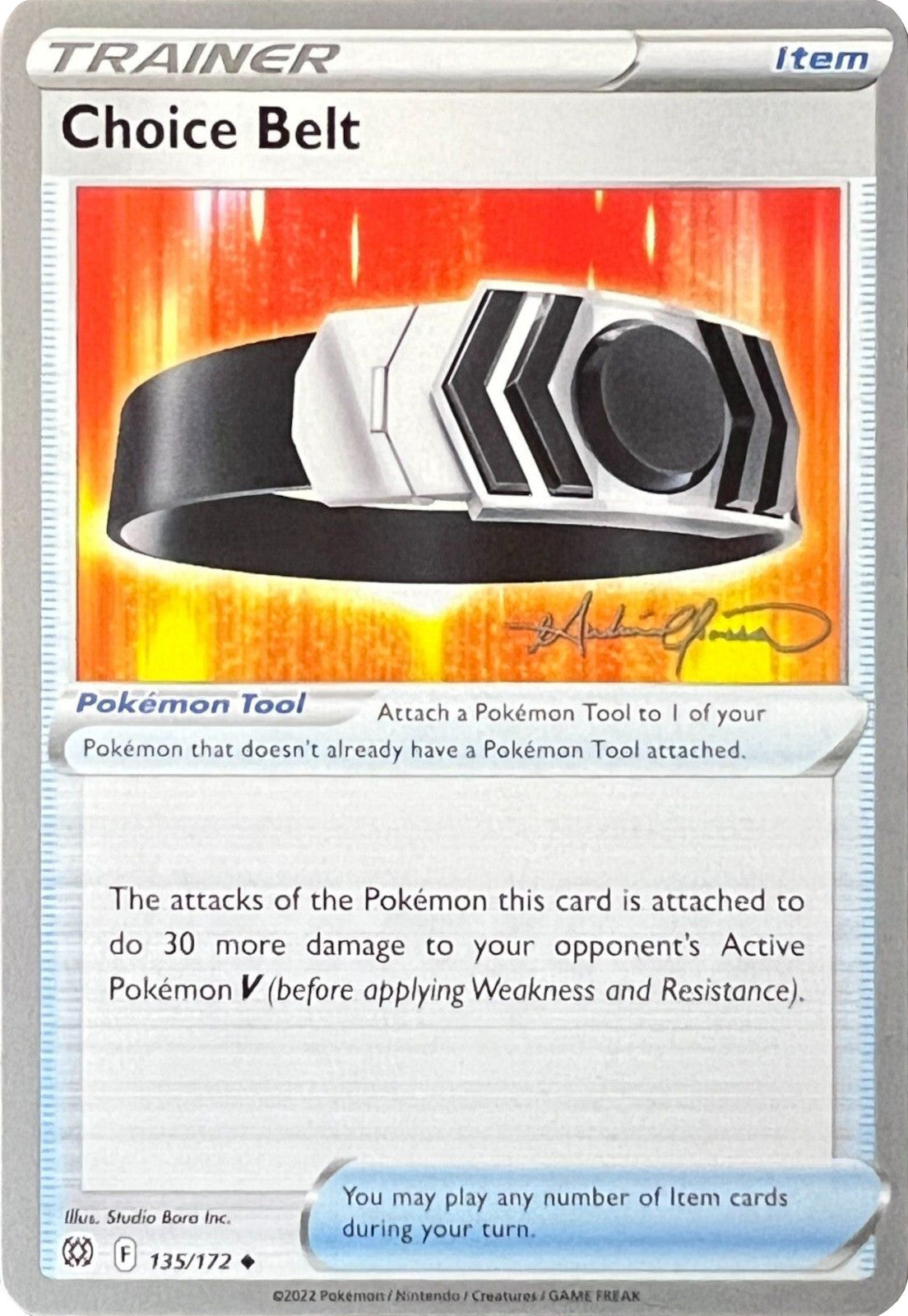 Image of Choice Belt (135/172) (The Shape of Mew - Andre Chiasson) [World Championships 2022]