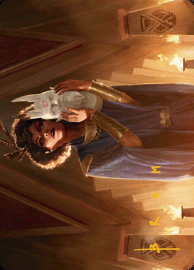 Image of Cormela, Glamour Thief Art Card (Gold-Stamped Signature) [Streets of New Capenna Art Series]