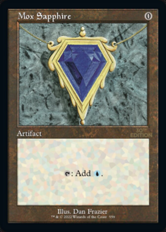 Image of Mox Sapphire (Retro) [30th Anniversary Edition]