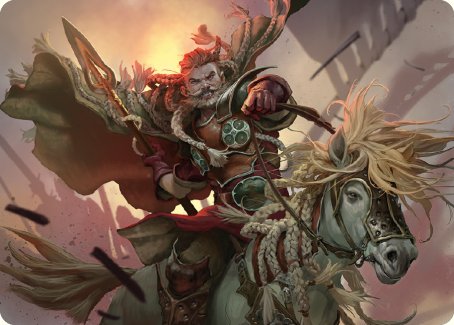 Image of Eomer of the Riddermark Art Card [The Lord of the Rings: Tales of Middle-earth Art Series]