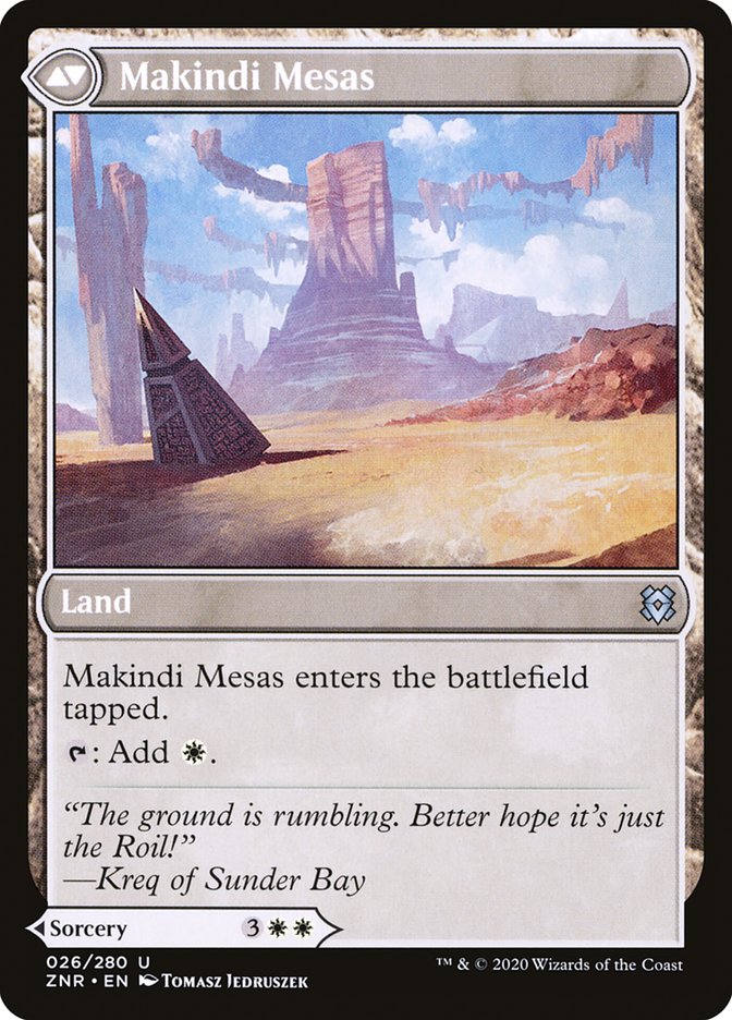 Image of Makindi Stampede // Makindi Mesas [Zendikar Rising]