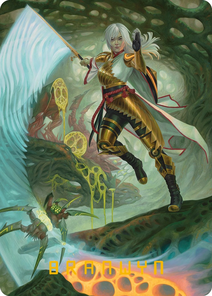 Image of The Eternal Wanderer Art Card (Gold-Stamped Signature) [Phyrexia: All Will Be One Art Series]