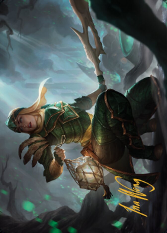Image of Argothian Opportunist Art Card (Gold-Stamped Signature) [The Brothers' War Art Series]