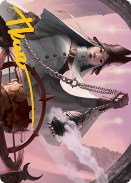 Image of Celestus Sanctifier Art Card (Gold-Stamped Signature) [Innistrad: Midnight Hunt Art Series]