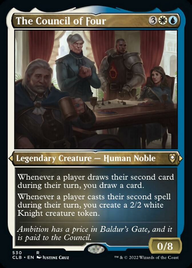 Image of The Council of Four (Foil Etched) [Commander Legends: Battle for Baldur's Gate]