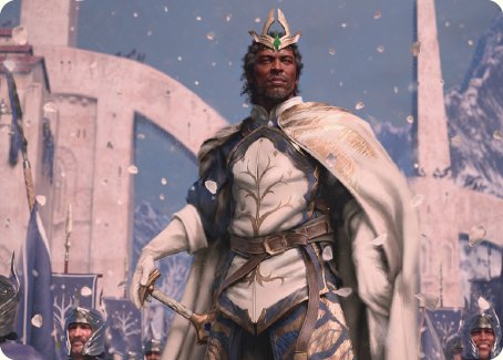 Image of Aragorn, King of Gondor Art Card [The Lord of the Rings: Tales of Middle-earth Art Series]