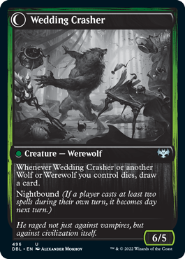 Image of Wolfkin Outcast // Wedding Crasher [Innistrad: Double Feature]