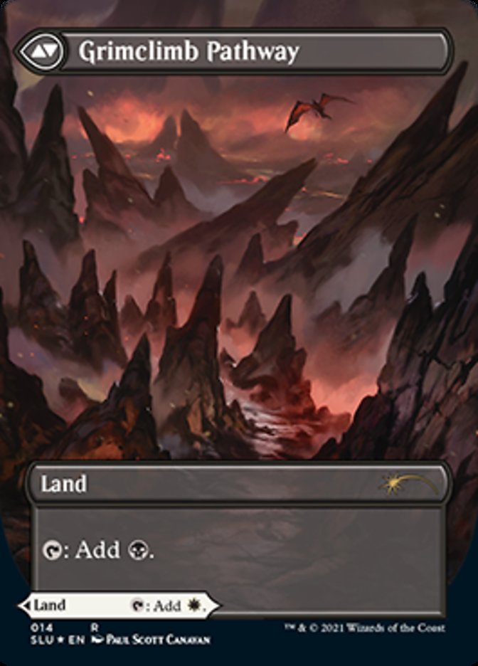 Image of Brightclimb Pathway // Grimclimb Pathway (Borderless) [Secret Lair: Ultimate Edition 2]