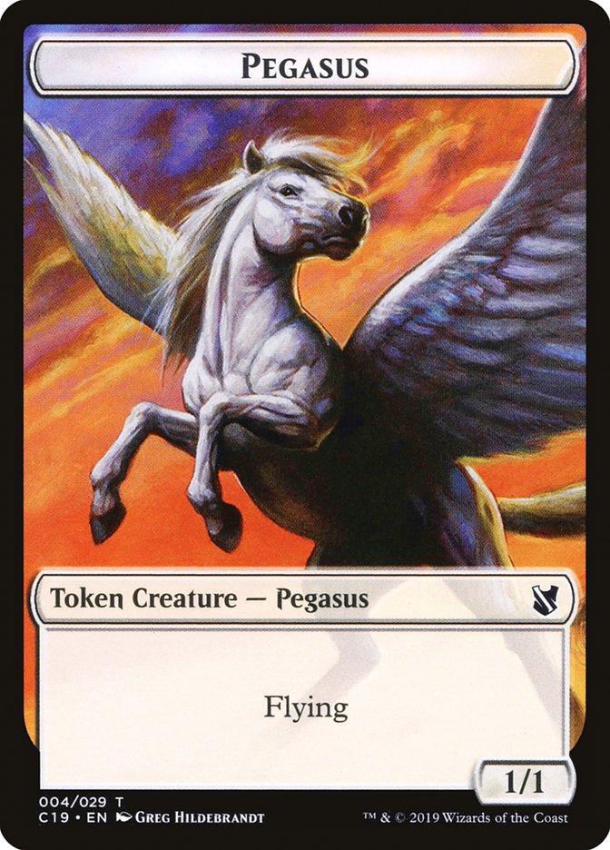 Image of Pegasus Token [Commander 2019 Tokens]