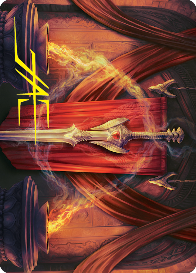 Image of Ramosian Greatsword Art Card (Gold-Stamped Signature) [March of the Machine Art Series]