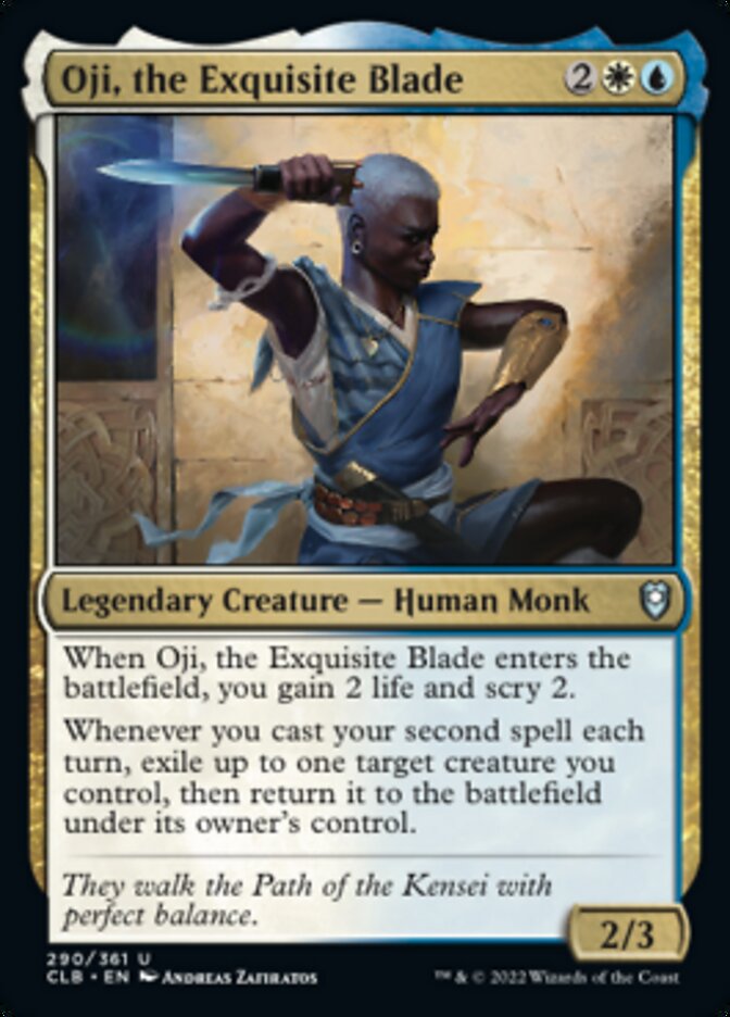 Image of Oji, the Exquisite Blade [Commander Legends: Battle for Baldur's Gate]