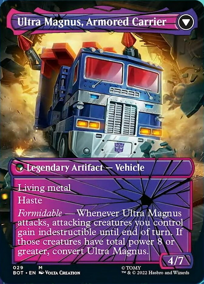 Image of Ultra Magnus, Tactician // Ultra Magnus, Armored Carrier (Shattered Glass) [Transformers]