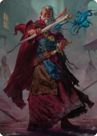 Image of Elminster Art Card (64) [Commander Legends: Battle for Baldur's Gate Art Series]