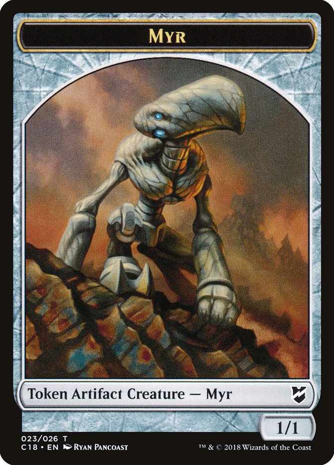 Image of Myr Token (023/026) [Commander 2018 Tokens]