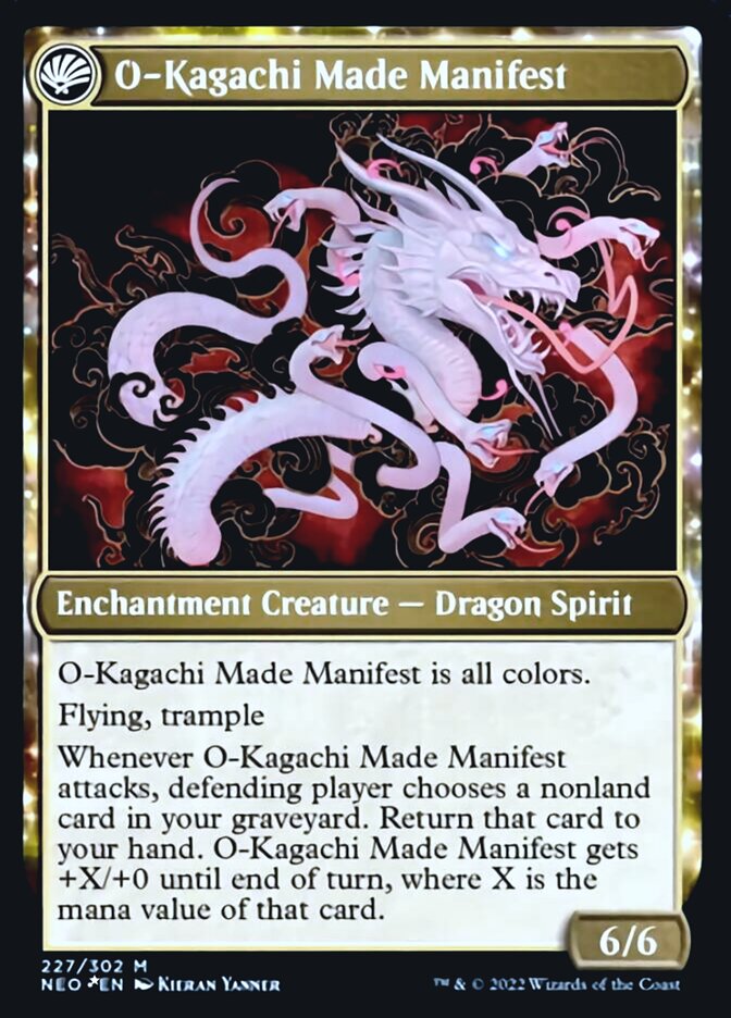 Image of The Kami War // O-Kagachi Made Manifest [Kamigawa: Neon Dynasty Prerelease Promos]