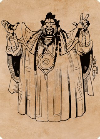 Image of Alaundo the Seer Art Card [Commander Legends: Battle for Baldur's Gate Art Series]