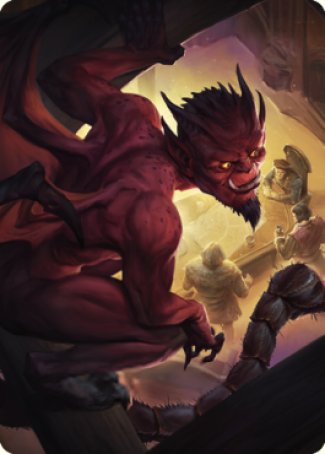 Image of Nefarious Imp Art Card [Commander Legends: Battle for Baldur's Gate Art Series]