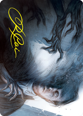 Image of Dread Fugue Art Card (Gold-Stamped Signature) [Innistrad: Crimson Vow Art Series]