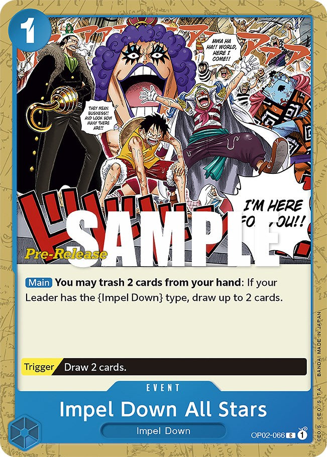 Image of Impel Down All Stars [Paramount War Pre-Release Cards]