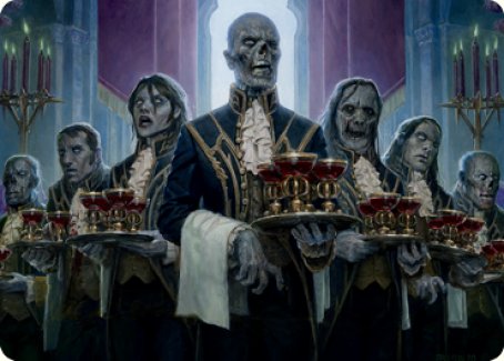 Image of Dying to Serve Art Card [Innistrad: Crimson Vow Art Series]