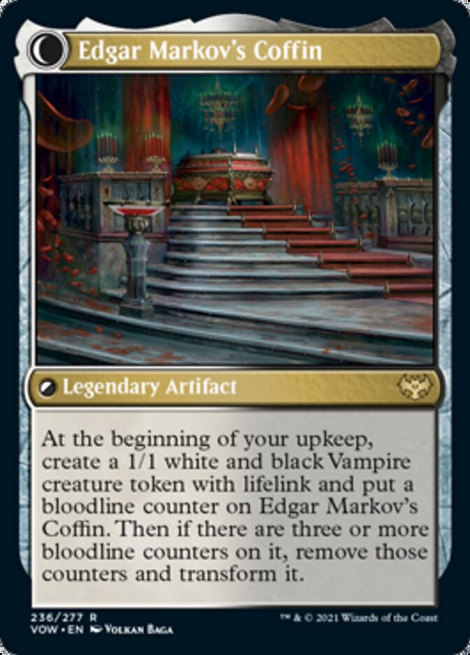 Image of Edgar, Charmed Groom // Edgar Markov's Coffin [Innistrad: Crimson Vow]