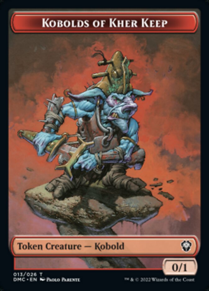 Image of Phyrexian // Kobolds of Kher Keep Double-Sided Token [Dominaria United Tokens]