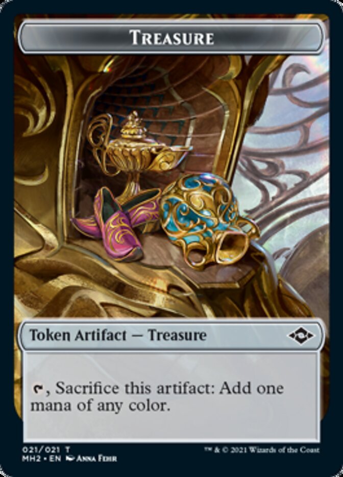 Image of Treasure Token (21) [Modern Horizons 2 Tokens]
