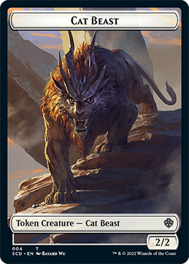 Image of Insect // Cat Beast Double-Sided Token [Starter Commander Decks]