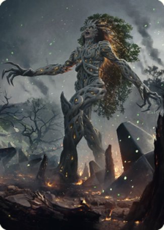 Image of Titania, Gaea Incarnate Art Card [The Brothers' War Art Series]