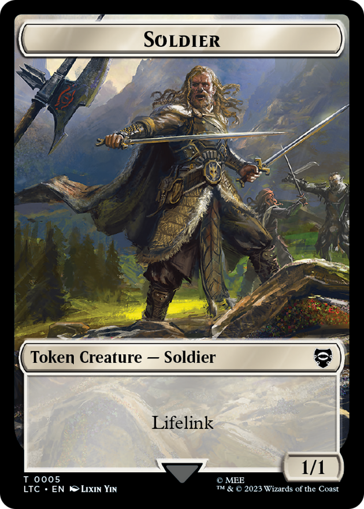 Image of Soldier // Food Token [The Lord of the Rings: Tales of Middle-Earth Commander Tokens]