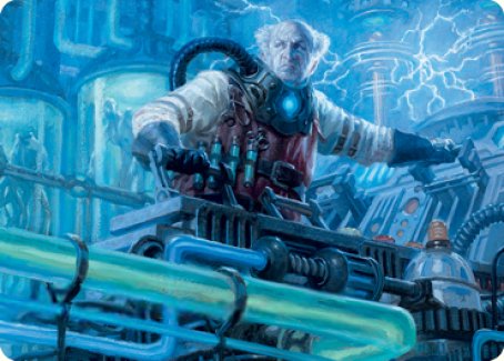 Image of Ludevic, Necrogenius Art Card [Innistrad: Midnight Hunt Art Series]
