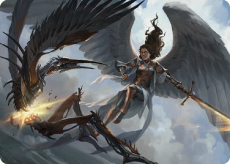 Image of Destroy Evil Art Card [Dominaria United Art Series]