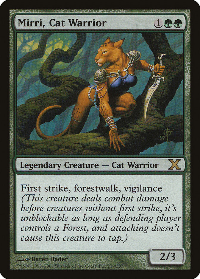 Image of Mirri, Cat Warrior [Tenth Edition]