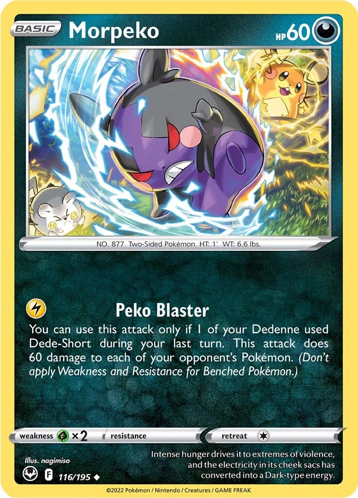 Image of Morpeko (116/195) [Sword & Shield: Silver Tempest]