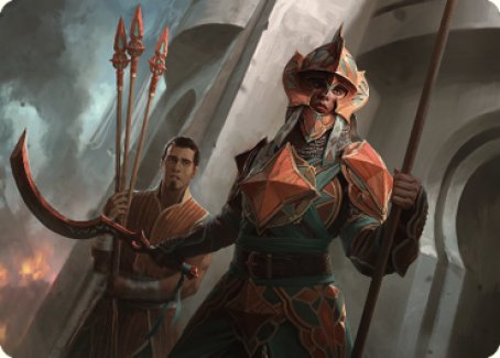 Image of Siege Veteran Art Card [The Brothers' War Art Series]