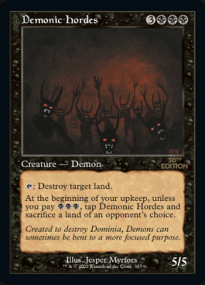 Image of Demonic Hordes (Retro) [30th Anniversary Edition]