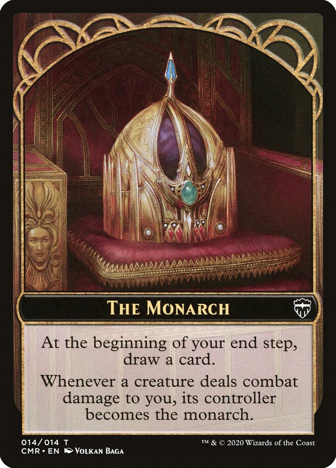 Image of Soldier // The Monarch Double-Sided Token [Commander Legends Tokens]