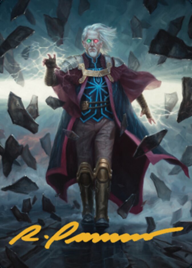 Image of Urza, Planeswalker Art Card (Gold-Stamped Signature) [The Brothers' War Art Series]