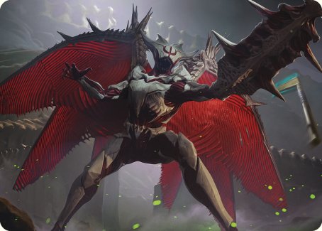 Image of Phyrexian Vindicator Art Card [Phyrexia: All Will Be One Art Series]