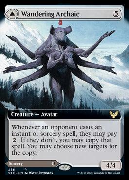 Image of Wandering Archaic // Explore the Vastlands (Extended Art) [Strixhaven: School of Mages]