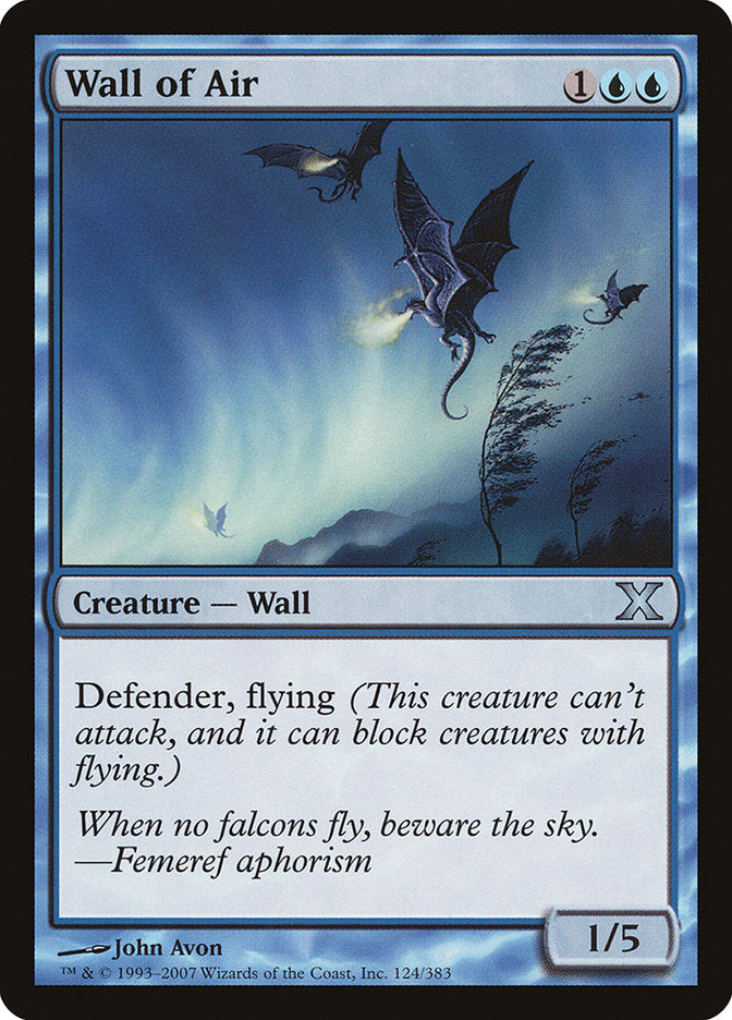 Image of Wall of Air [Tenth Edition]