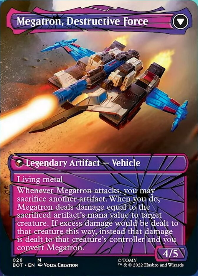 Image of Megatron, Tyrant // Megatron, Destructive Force (Shattered Glass) [Transformers]