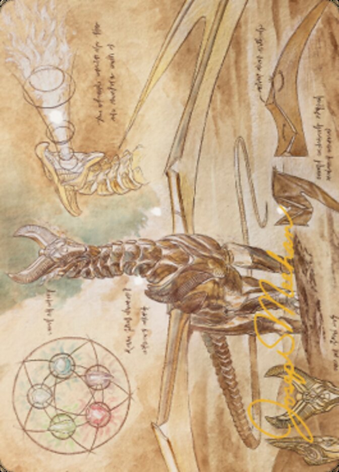 Image of Ramos, Dragon Engine Art Card (Gold-Stamped Signature) [The Brothers' War Art Series]