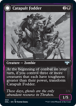 Image of Catapult Fodder // Catapult Captain [Innistrad: Double Feature]