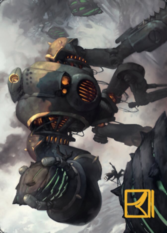 Image of Rust Goliath Art Card (Gold-Stamped Signature) [The Brothers' War Art Series]